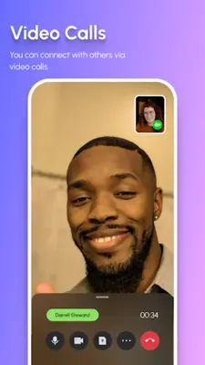 Video Call HD Meeting & Chat android App screenshot 5